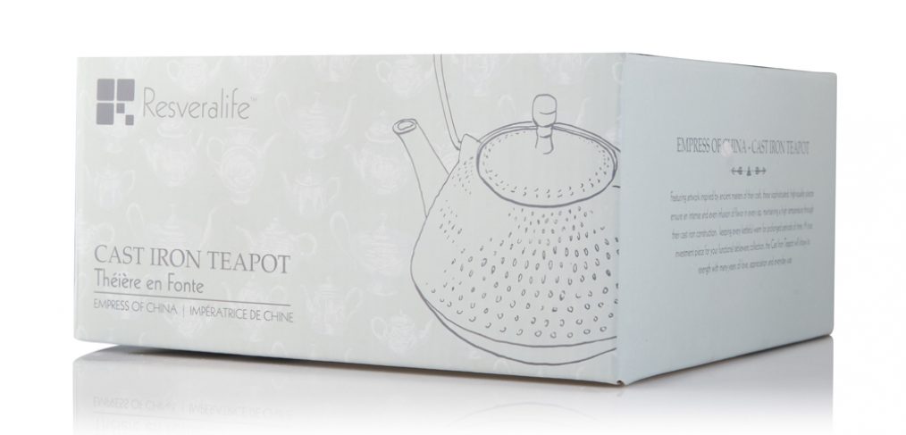 Resveralife Cast Iron Teapot Empress of China