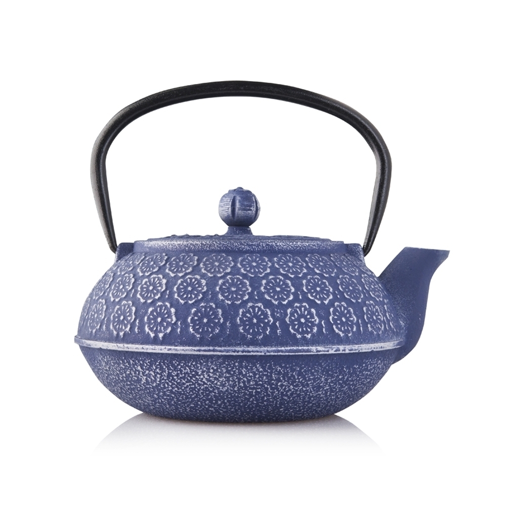 Resveralife Cast Iron Teapot Lilac Blossom